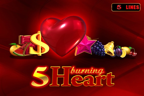 Vorschaubild: 5 Burning Heart von Amusnet