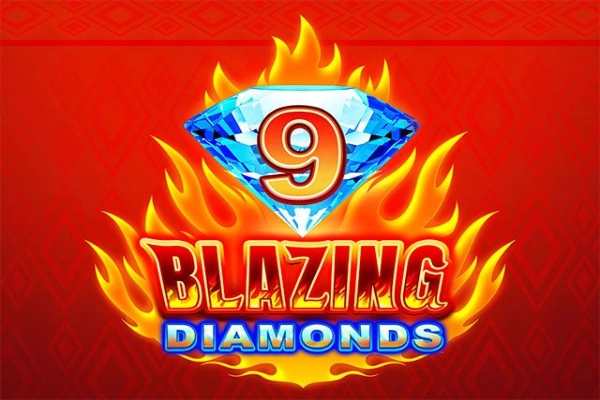 Spielbild: 9 Blazing Diamonds von SpinPlay Games