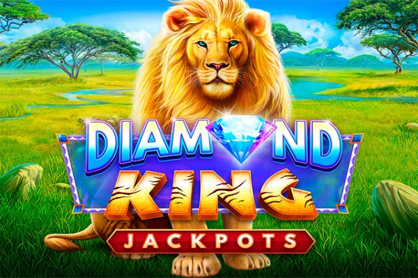 Game image: Diamond King Jackpots by SpinPlay Games