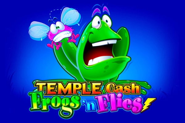 Game image: Temple Cash Frogs 'n Flies by Lightning Box Games