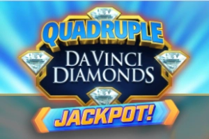 Game image: Quadruple Da Vinci Diamonds Jackpot! by High 5 Games