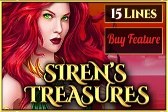 Spielbild: Siren's Treasures - 15 Lines von Spinomenal