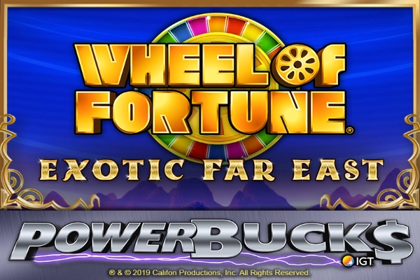 Spielbild: PowerBucks Wheel of Fortune Exotic Far East von IGT