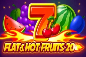 Game image: Flat & Hot Fruits 20 by 1Spin4Win