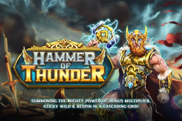 Spielbild: Hammer of Thunder von Spadegaming