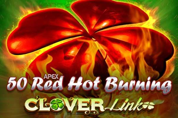 Εικόνα: 50 Red Hot Burning Clover Link από Greentube