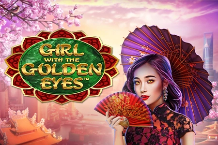 Game image: Girl with the Golden Eyes by Atomic Slot Lab