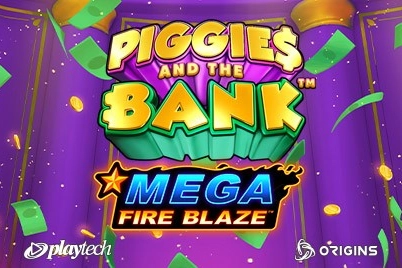 Spielbild: Mega Fire Blaze: Piggies and the Bank von Playtech