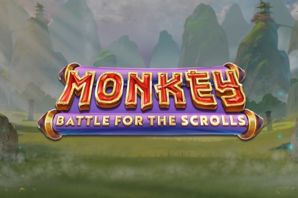 Game image: Monkey Battle for the Scrolls by Play'n GO