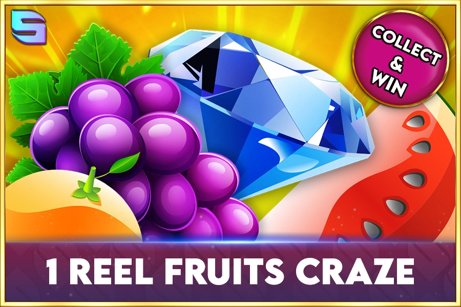 Game image: 1 Reel Fruits Craze by Spinomenal
