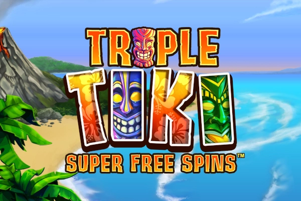 Game image: Triple Tiki Super Free Spins by Gold Coin Studios