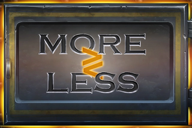 Game image: More or Less by Evoplay