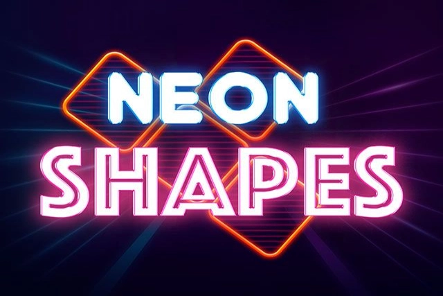Game image: Neon Shapes by Evoplay