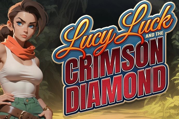 Game image: Lucy Luck and the Crimson Diamond by Slotmill