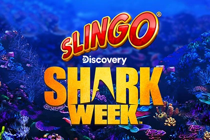 Game image: Slingo Shark Week by Gaming Realms