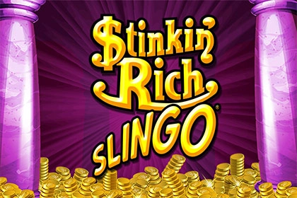 Game image: Slingo Stinkin' Rich by Gaming Realms
