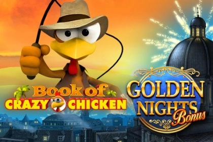 Thumbnail: Book of Crazy Chicken Golden Nights Bonus by Gamomat