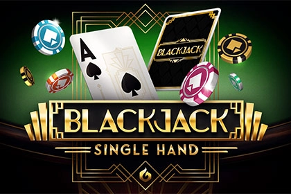 Game image: Blackjack Single Hand by Gaming Corps