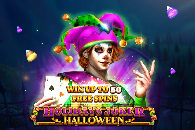 Game image: Holidays Joker Halloween by Spinomenal