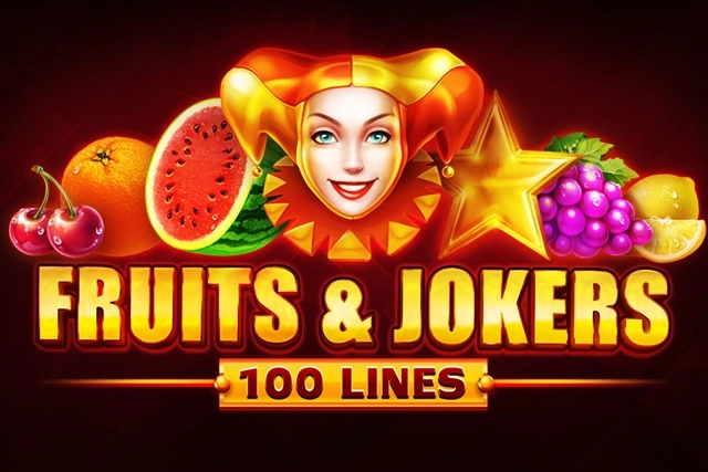 Game image: Fruits & Jokers: 100 Lines by Playson