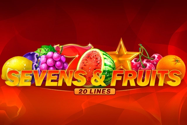 Game image: Sevens & Fruits: 20 Lines by Playson