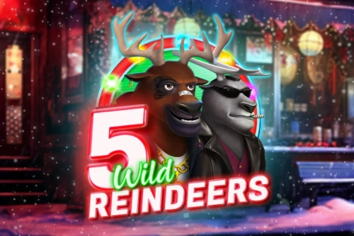 Game image: 5 Wild Reindeers by Spinberry