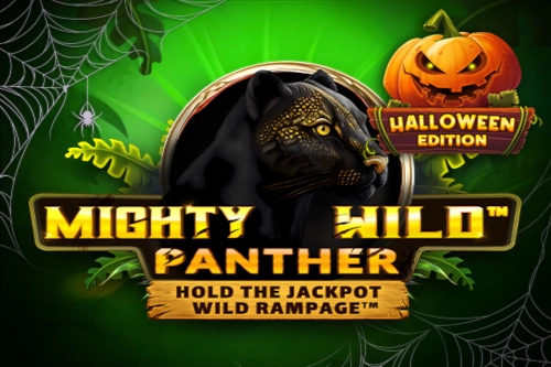 Game image: Mighty Wild Panther Halloween Edition by Wazdan