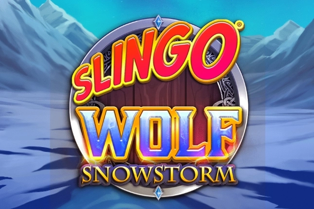 Game image: Slingo Wolf Snowstorm by Gaming Realms