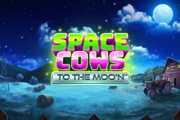 Game image: Space Cows To The Moon by Booming Games