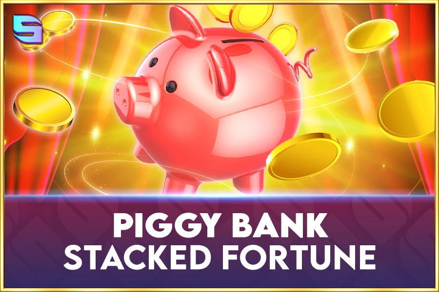 Game image: Piggy Bank Stacked Fortune by Spinomenal