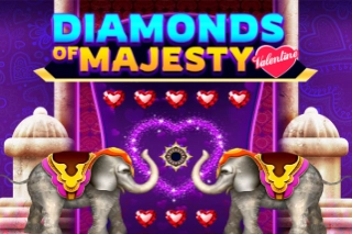 Game image: Diamonds of Majesty Valentine by 7777 gaming