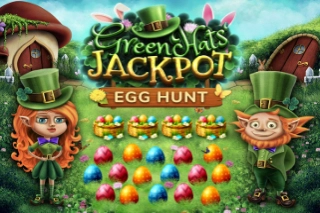 Game image: Greenhats' Jackpot Egg Hunt by 7777 gaming
