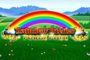 Game image: Rainbow Riches Power Pitch by Light & Wonder