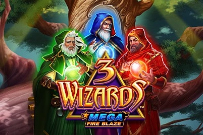Game image: Mega Fire Blaze: 3 Wizards by Playtech