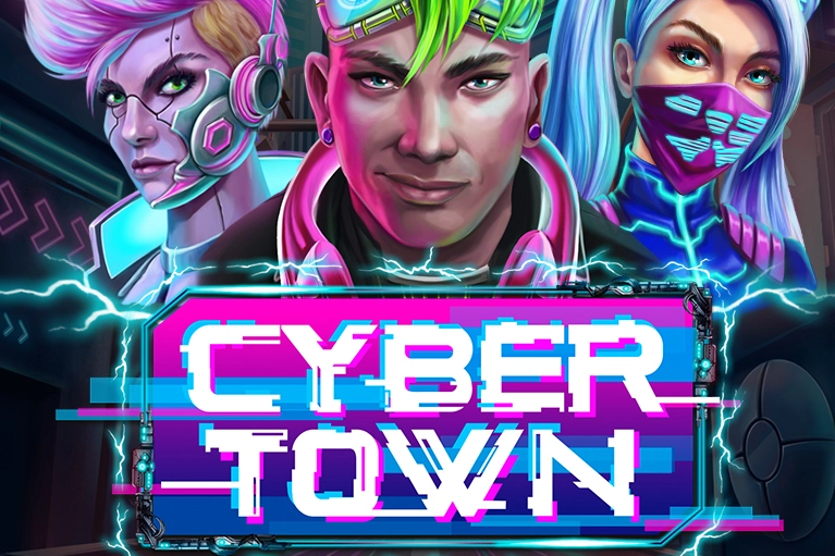 Game image: Cyber Town by HeronBYTE
