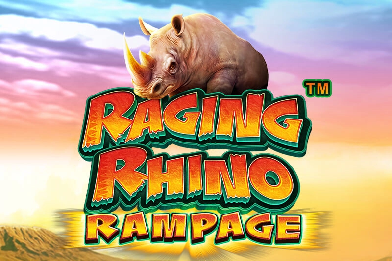 Game image: Raging Rhino Rampage by Light & Wonder