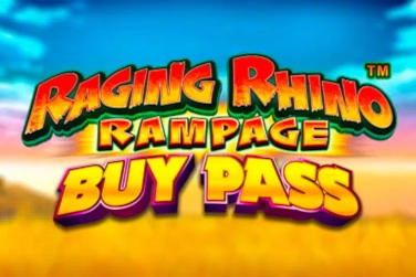 Game image: Raging Rhino Rampage Buy Pass by Light & Wonder