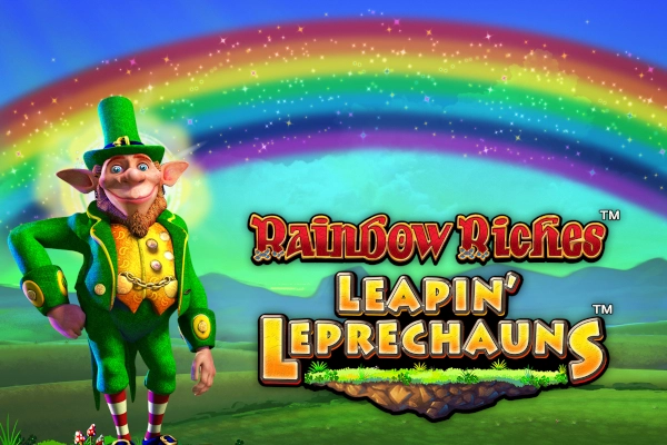 Game image: Rainbow Riches Leapin' Leprechauns by Light & Wonder