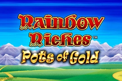 Game image: Rainbow Riches Pots of Gold by Light & Wonder