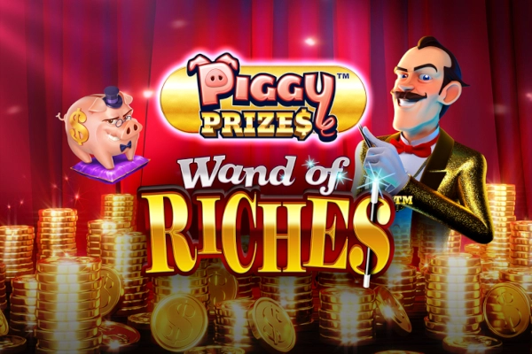 Game image: Piggy Prizes Wand of Riches by Greentube