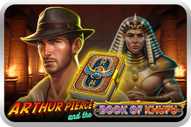 Game image: Arthur Pierce and the Book of Khufu by UU Slots
