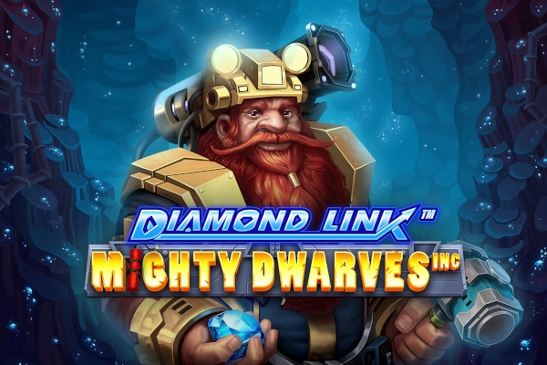 Game image: Diamond Link Mighty Dwarves Inc by Greentube