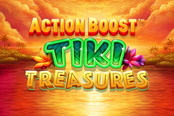 Game image: Action Boost Tiki Treasures by SpinPlay Games