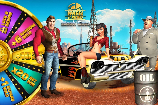 Thumbnail: Black Gold Wheel of Riches by Capecod Gaming