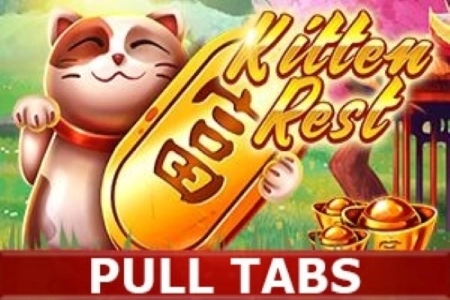 Game image: Kitten Rest Pull Tabs by InBet Games