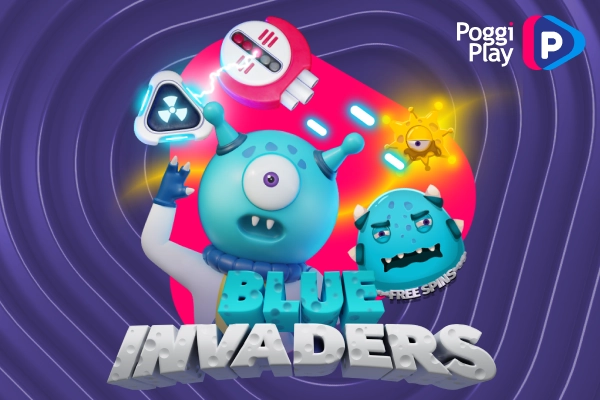 Game image: Blue Invaders by PoggiPlay