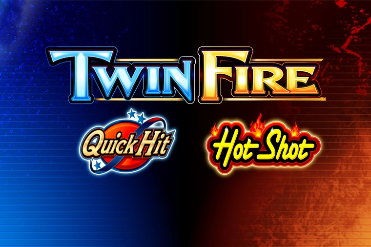 Game image: HotShot TwinFire by Light & Wonder