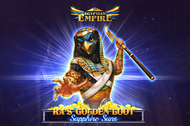Game image: Ra's Golden Loot - Sapphire Suns by Spinomenal
