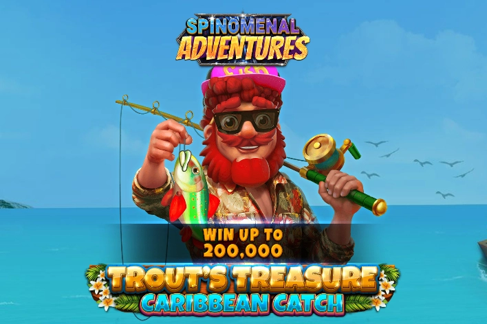 Game image: Trout's Treasure Caribbean Catch by Spinomenal