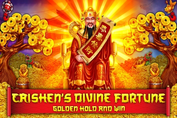 Game image: Caishen's Divine Fortune by CasinoWebScripts